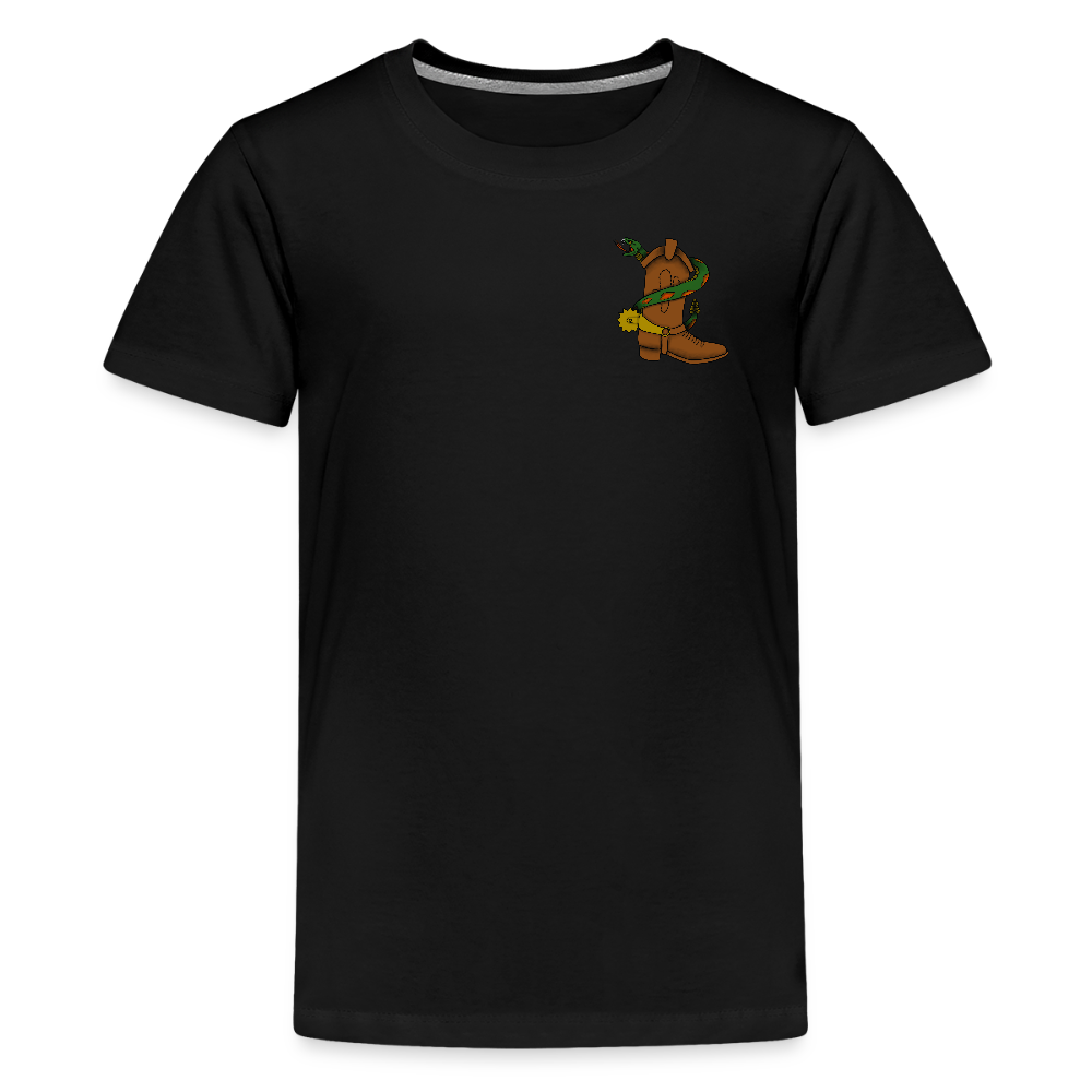 Youth Cowboy Tee - black