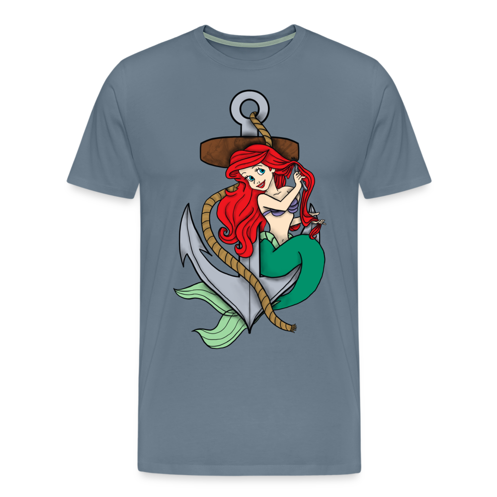 Mermaid Tee - steel blue