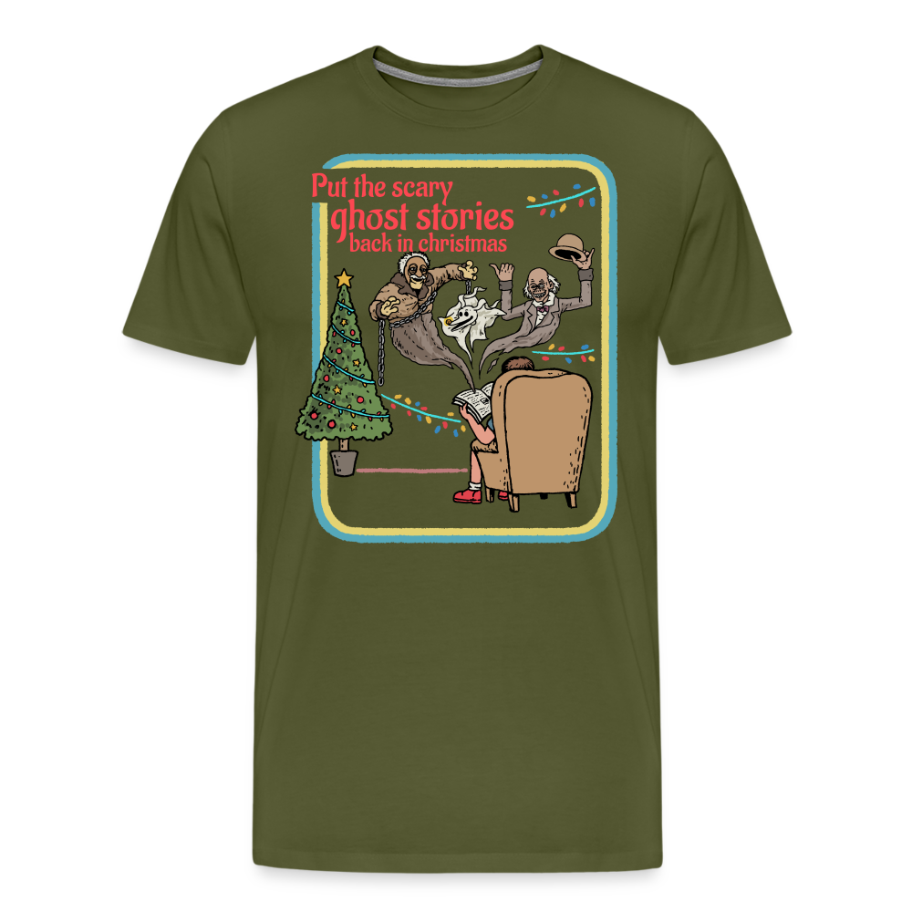 Ghost Stories Tee - olive green