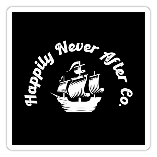 Happily Never After Waterbottle Sticker - white matte