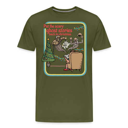 Ghost Stories Tee - olive green