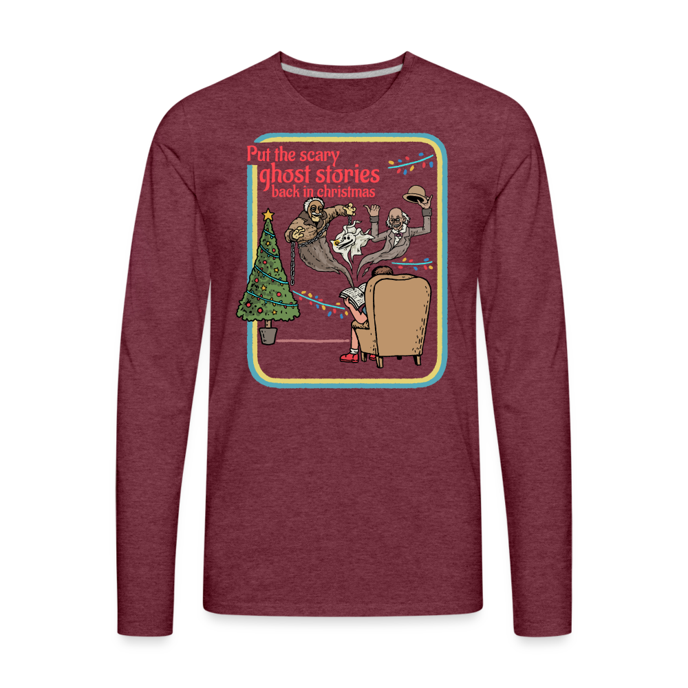 Ghost Stories Christmas Longsleeve - heather burgundy