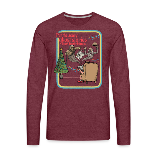 Ghost Stories Christmas Longsleeve - heather burgundy